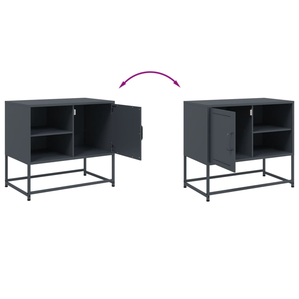 TV Cabinet Pink 100.5x39x60.5 cm Steel