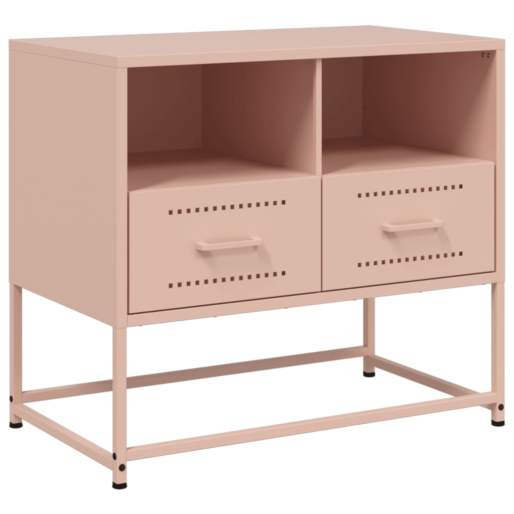 TV Cabinet Pink 68x39x60.5 cm Steel