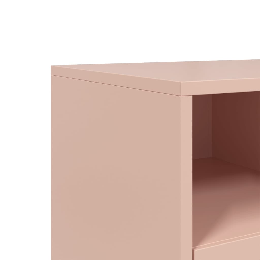 TV Cabinet Pink 68x39x60.5 cm Steel