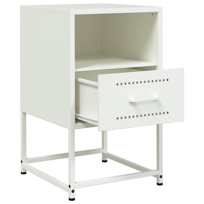 Bedside Cabinets 2 pcs White 36x39x60.5 cm Steel