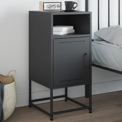 Bedside Cabinet Anthracite 36x39x78 cm Steel