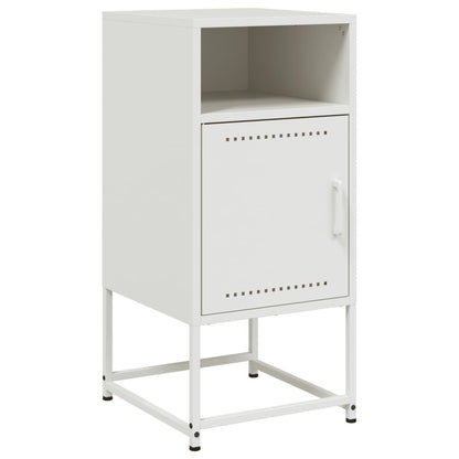 Bedside Cabinets 2 pcs White 36x39x78 cm Steel