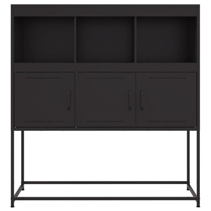 Sideboard Black 100.5x39x107 cm Steel