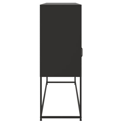 Sideboard Black 100.5x39x107 cm Steel