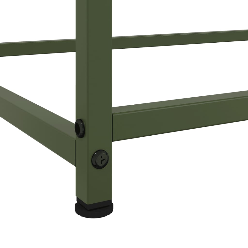 Sideboard Olive Green 100.5x39x107 cm Steel