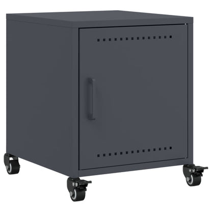 Bedside Cabinet Anthracite 36x39x43.5 cm Steel