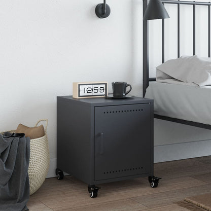 Bedside Cabinet Anthracite 36x39x43.5 cm Steel