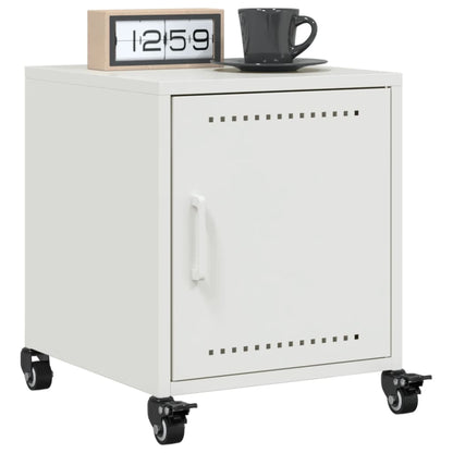 Bedside Cabinets 2 pcs White 36x39x43.5 cm Steel