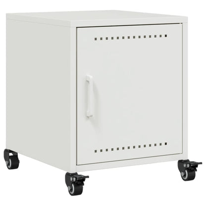 Bedside Cabinets 2 pcs White 36x39x43.5 cm Steel