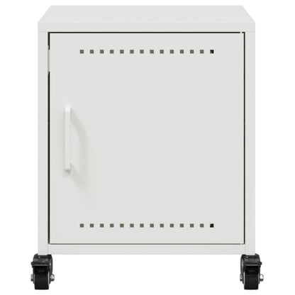 Bedside Cabinets 2 pcs White 36x39x43.5 cm Steel