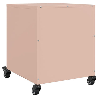 Bedside Cabinets 2 pcs Pink 36x39x43.5 cm Steel