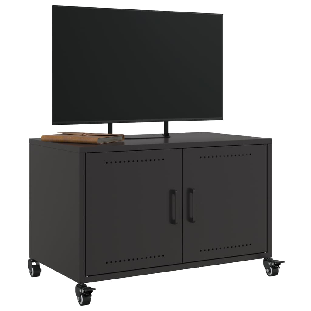 TV Cabinet Black 68x39x43.5 cm Steel