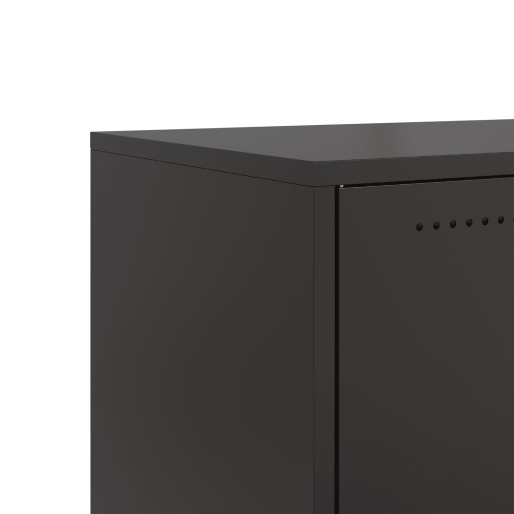 TV Cabinet Black 68x39x43.5 cm Steel