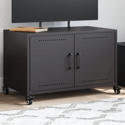 TV Cabinet Black 68x39x43.5 cm Steel