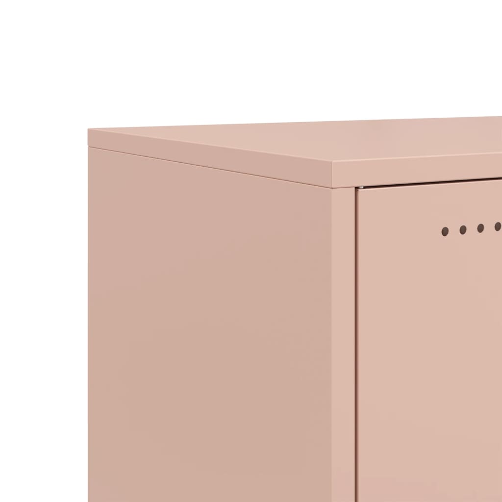 TV Cabinet Pink 100.5x39x43.5 cm Steel