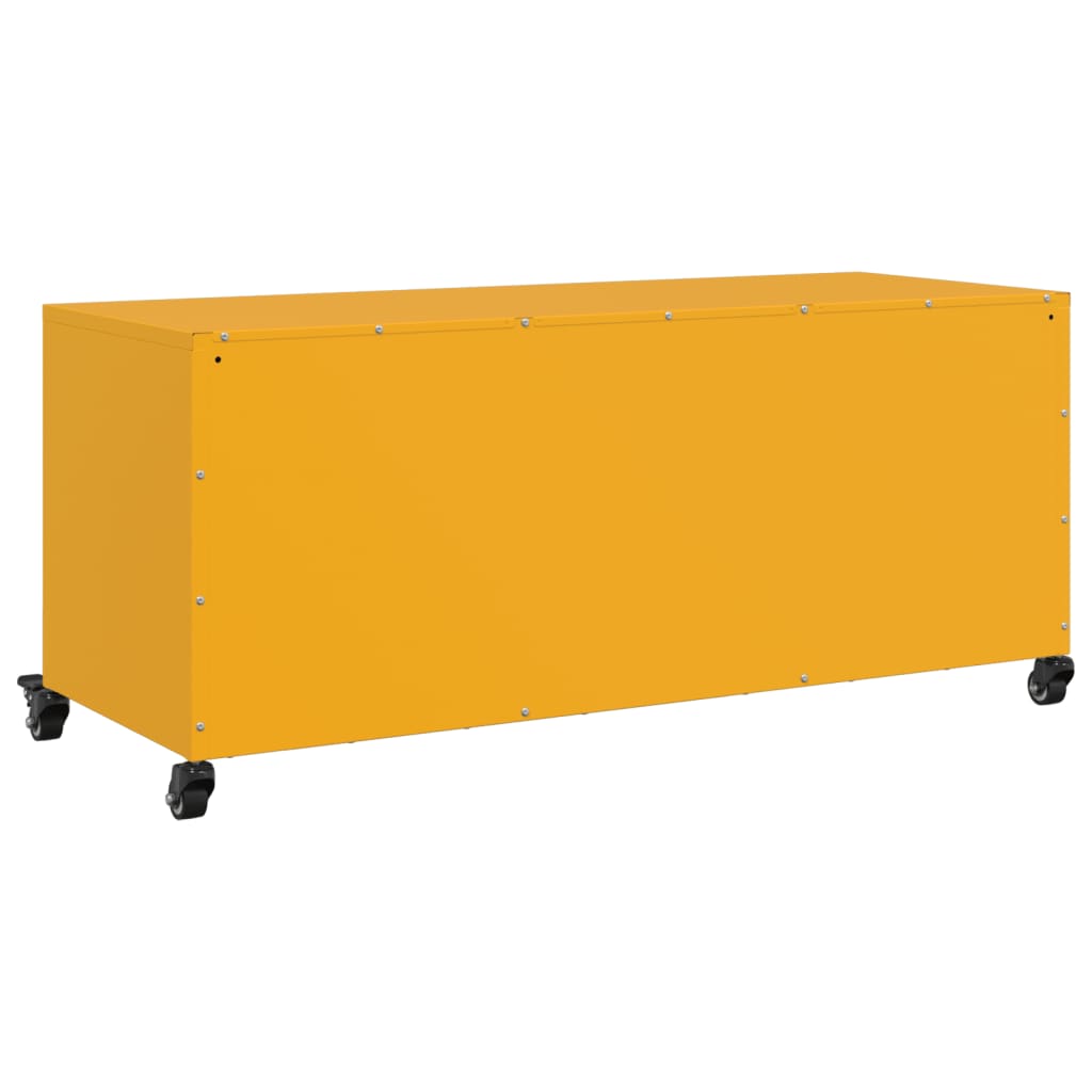 TV Cabinet Mustard Yellow 100.5x39x43.5 cm Steel