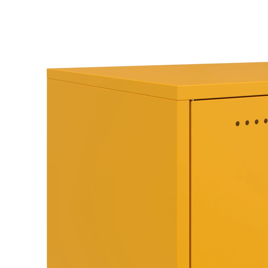 TV Cabinet Mustard Yellow 100.5x39x43.5 cm Steel