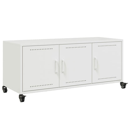 TV Cabinet White 100.5x39x43.5 cm Steel