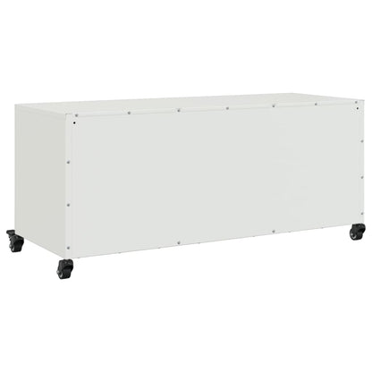 TV Cabinet White 100.5x39x43.5 cm Steel