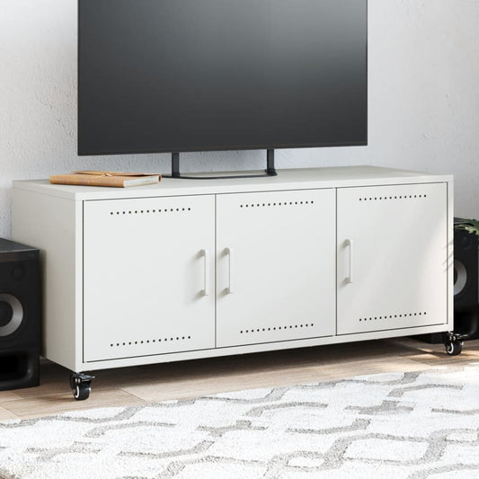 TV Cabinet White 100.5x39x43.5 cm Steel