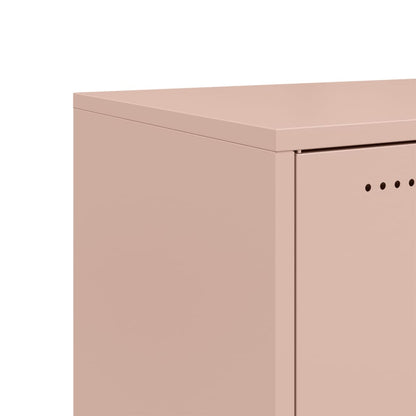 Sideboard Pink 68.5x39x72 cm Steel