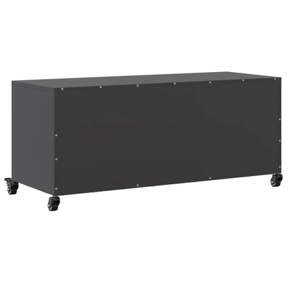 TV Cabinet Black 100.5x39x43.5 cm Steel