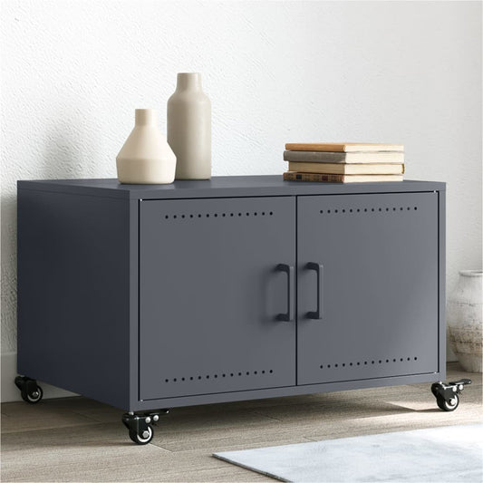Coffee Table Anthracite 68x50x43.5 cm Steel