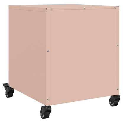 Bedside Cabinets 2 pcs Pink 36x39x43.5 cm Steel