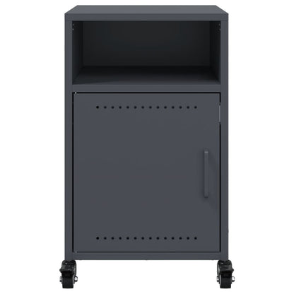 Bedside Cabinets 2 pcs Anthracite 36x39x59 cm Steel