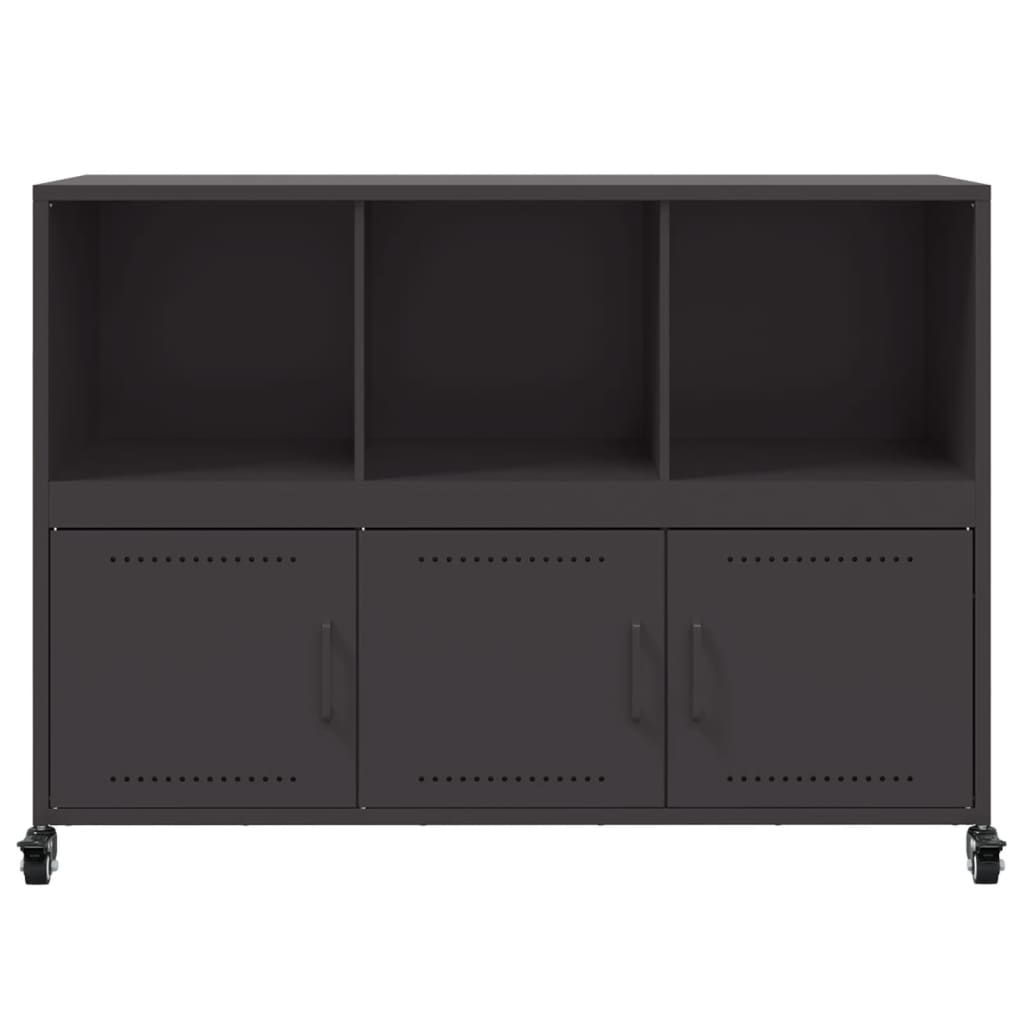 Sideboard Black 100.5x39x72 cm Steel