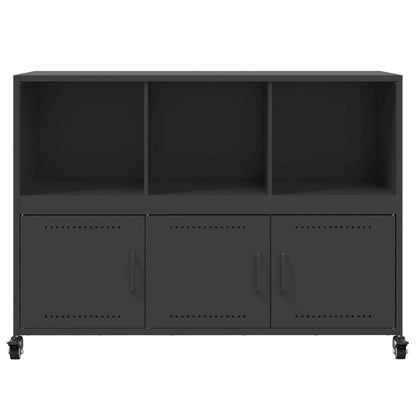 Sideboard Black 100.5x39x72 cm Steel