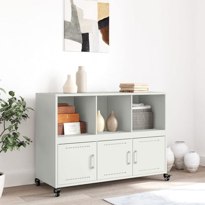 Sideboard White 100.5x39x72 cm Steel