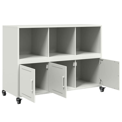 Sideboard White 100.5x39x72 cm Steel