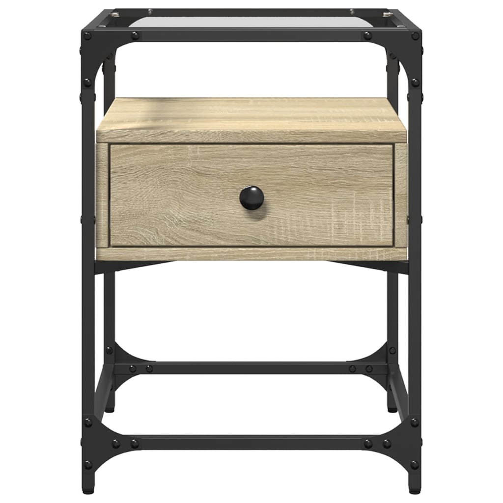 Bedside Cabinets 2 pcs Sonoma Oak 40x40x55 cm Engineered Wood