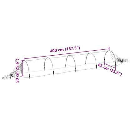 Netting Tunnels 3 pcs 1.5x5 m Fibreglass and PP