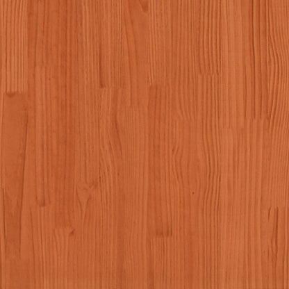Monitor Stand Wax Brown 100x24x13 cm Solid Wood Pine