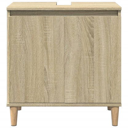 Sink Cabinet Sonoma Oak 58x33x60 cm Engineered Wood