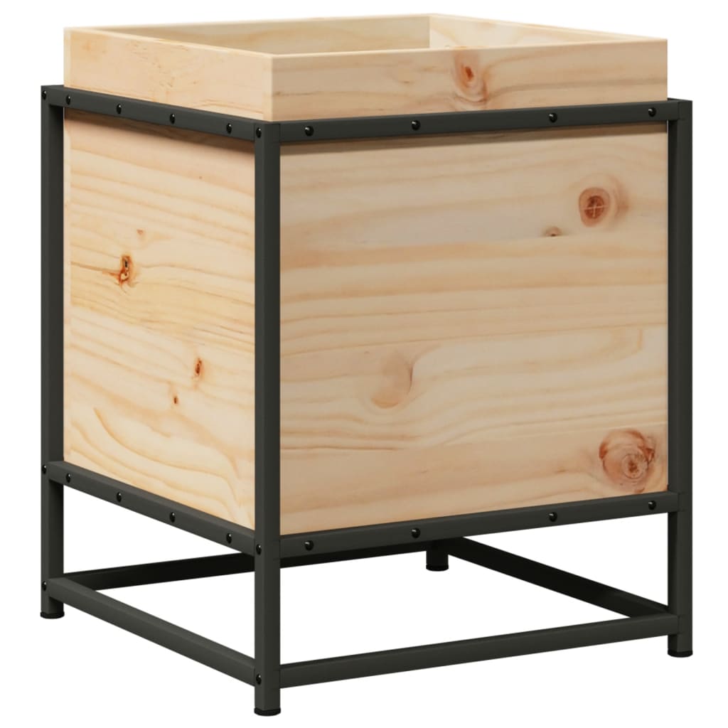 Garden Planter 40x40x50 cm Solid Wood Pine