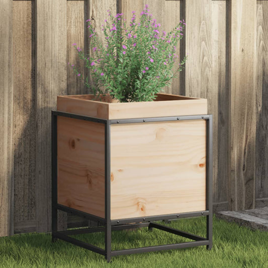 Garden Planter 40x40x50 cm Solid Wood Pine