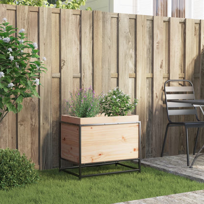 Garden Planter 60x40x50 cm Solid Wood Pine