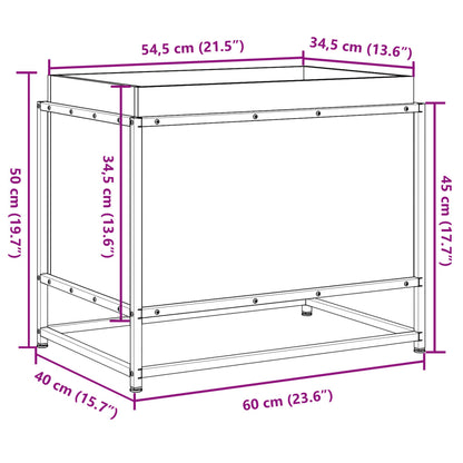 Garden Planter 60x40x50 cm Solid Wood Pine