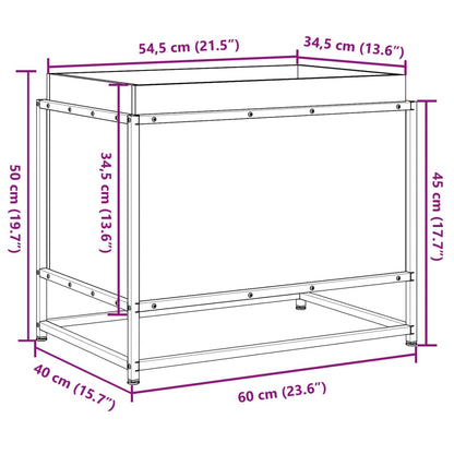 Garden Planter 60x40x50 cm Impregnated Wood Pine