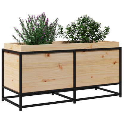 Garden Planter 100x40x50 cm Solid Wood Pine