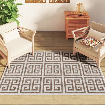 Indoor & Outdoor Rug Short Pile Multicolour 120x180 cm Anti Slip