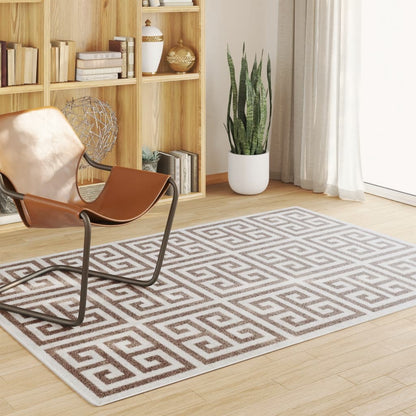 Indoor & Outdoor Rug Short Pile Multicolour 160x230 cm Anti Slip