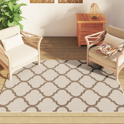 Indoor & Outdoor Rug Short Pile Multicolour 120x180 cm Anti Slip