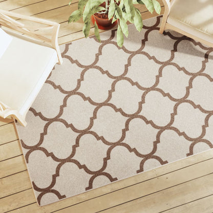 Indoor & Outdoor Rug Short Pile Multicolour 120x180 cm Anti Slip