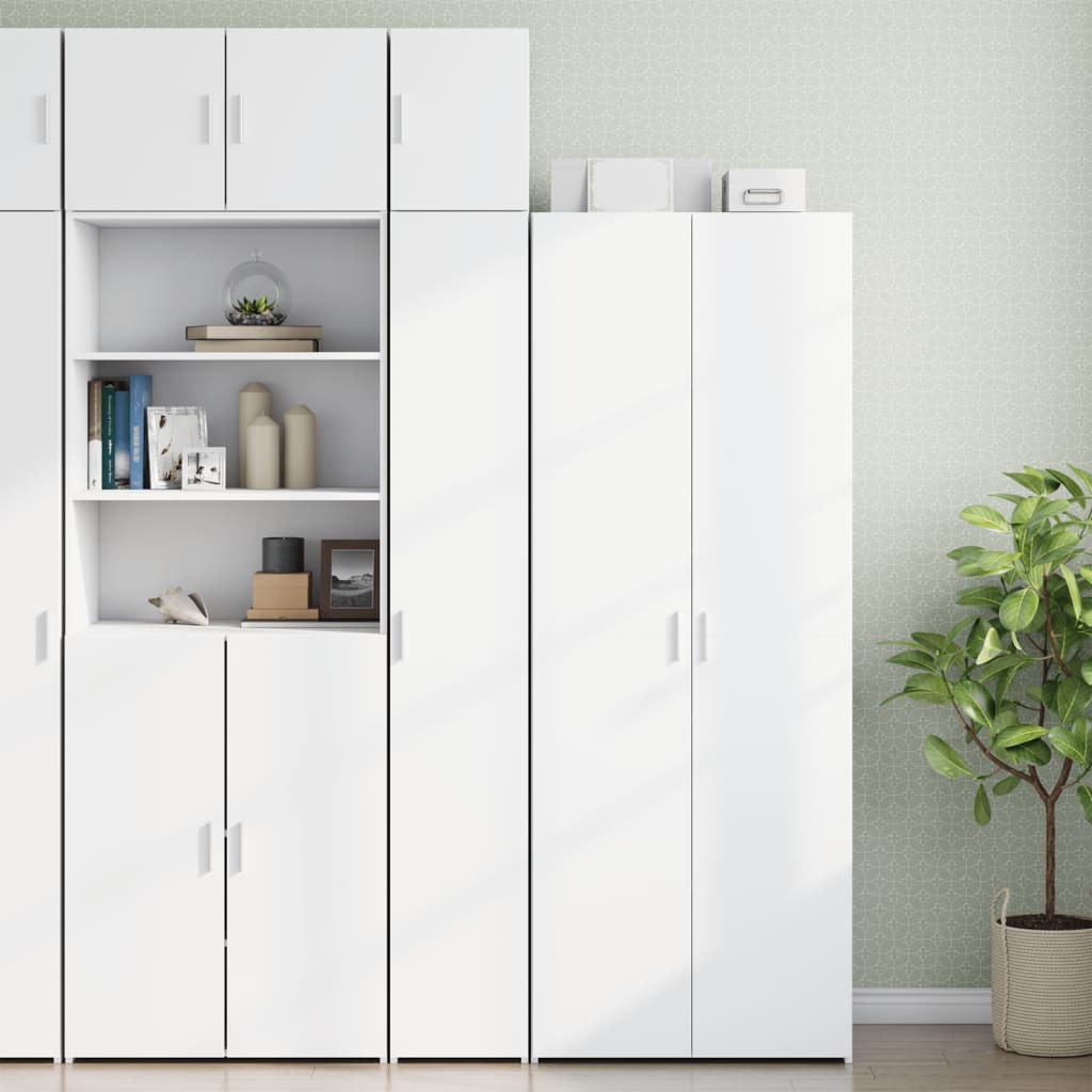 Wall Cabinet White 30x42.5x40 cm Engineered Wood