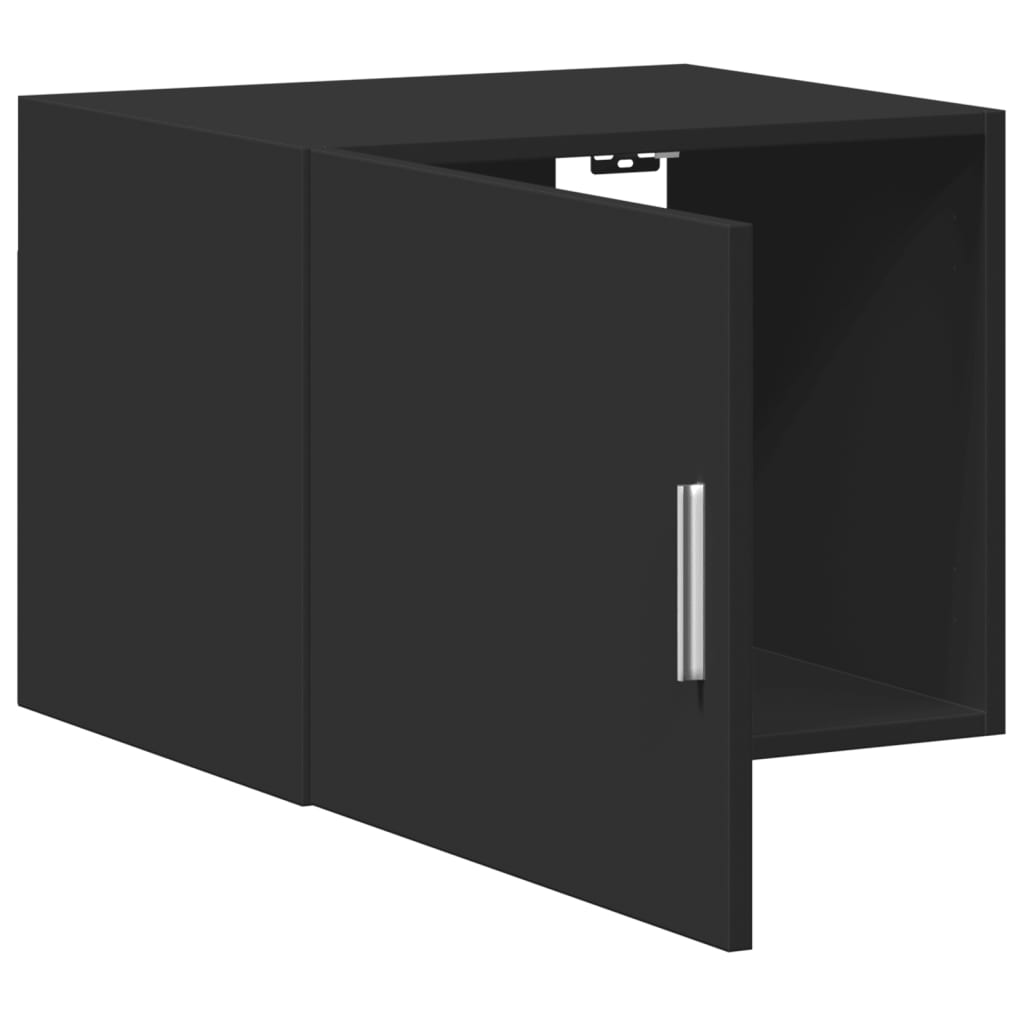 Wall Cabinet Black 50x42.5x40 cm Engineered Wood