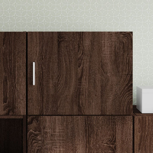 Wall Cabinet Brown Oak 50x42.5x40 cm Engineered Wood